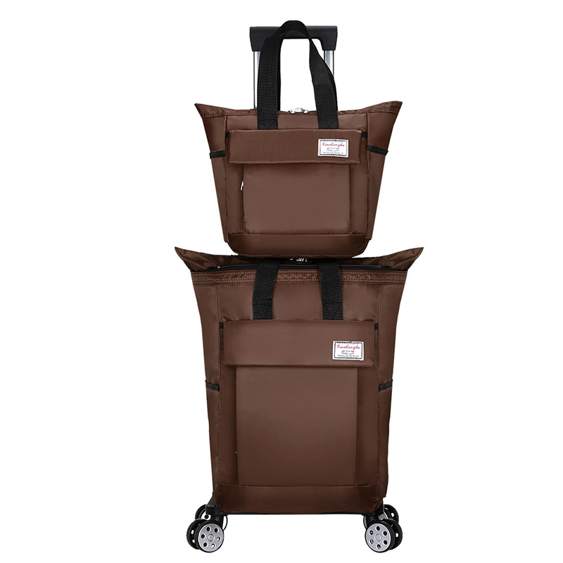 Esteden 013 Oxford auduma ceļojumu soma ar izplešanās dizainu, tilpums 20-35 L, slēdzams rāvējslēdzējs un teleskopiska rokture