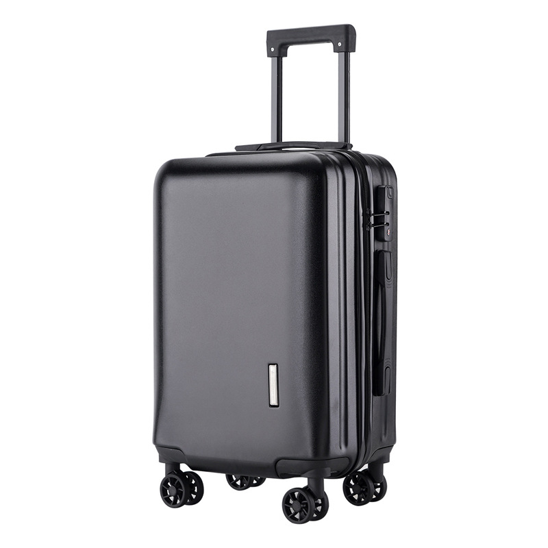 Studentu ceļojumu koferis ar kluso universālo riteņu pāri, rāvējslēdzēja atvēršana, PC korpuss, ultralēts, neilona iekšdaļa