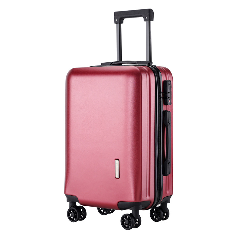 Studentu ceļojumu koferis ar kluso universālo riteņu pāri, rāvējslēdzēja atvēršana, PC korpuss, ultralēts, neilona iekšdaļa