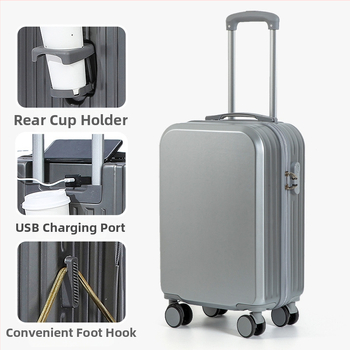 Βαλίτσα ABS με αδιάβροχο σχεδιασμό, κλειδαριά ασφαλείας, πανευρωπαϊκοί τροχοί, επεκτειόμενη — ιδανική για επιχειρηματικά ταξίδια