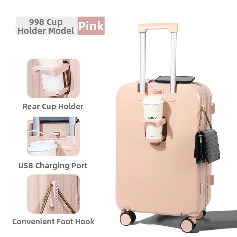 Βαλίτσα ABS με αδιάβροχο σχεδιασμό, κλειδαριά ασφαλείας, πανευρωπαϊκοί τροχοί, επεκτειόμενη — ιδανική για επιχειρηματικά ταξίδια