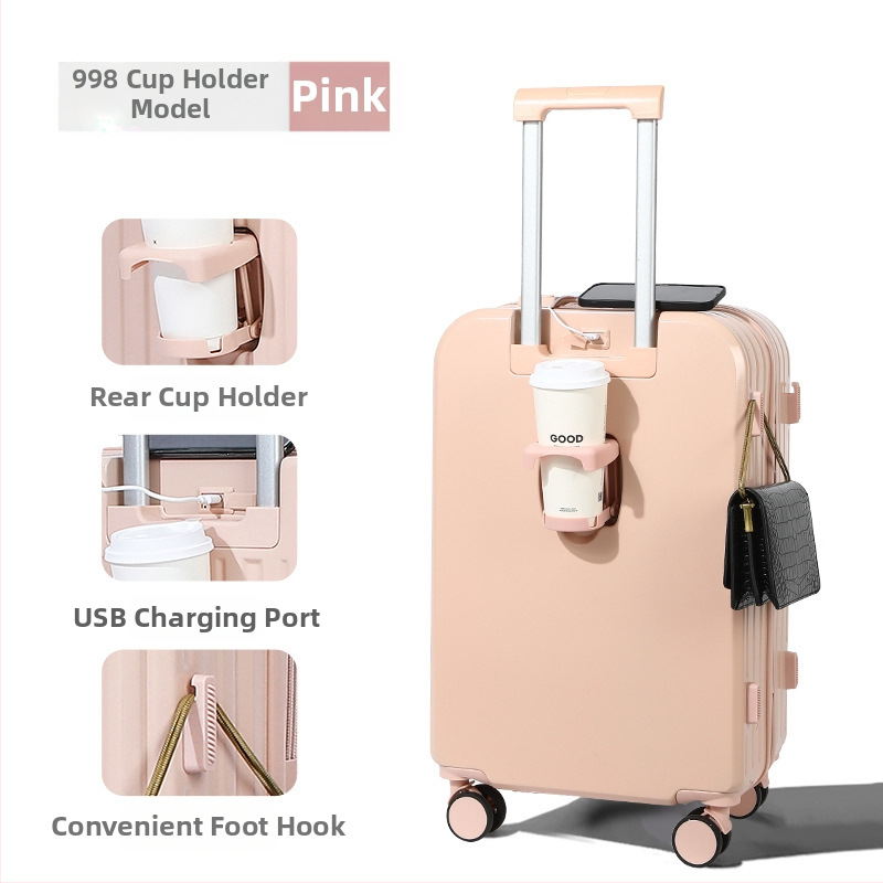 Βαλίτσα ABS με αδιάβροχο σχεδιασμό, κλειδαριά ασφαλείας, πανευρωπαϊκοί τροχοί, επεκτειόμενη — ιδανική για επιχειρηματικά ταξίδια