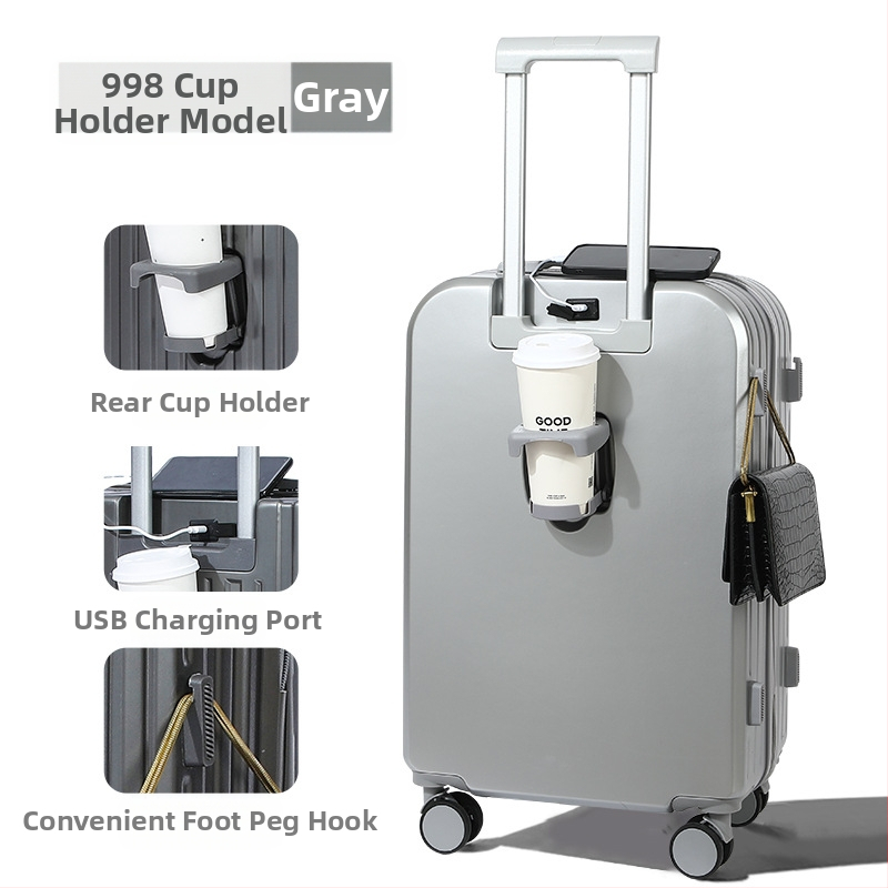 Βαλίτσα ABS με αδιάβροχο σχεδιασμό, κλειδαριά ασφαλείας, πανευρωπαϊκοί τροχοί, επεκτειόμενη — ιδανική για επιχειρηματικά ταξίδια