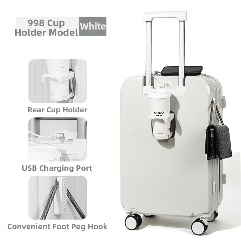 Βαλίτσα ABS με αδιάβροχο σχεδιασμό, κλειδαριά ασφαλείας, πανευρωπαϊκοί τροχοί, επεκτειόμενη — ιδανική για επιχειρηματικά ταξίδια