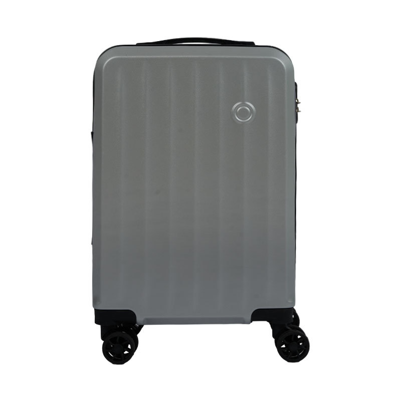 Βαλίτσα με ματ φινίρισμα 2024 με θήκη για ποτήρι, κλείσιμο με φερμουάρ, ABS/PC, πανταχού τροχοί, αντι-κλοπή