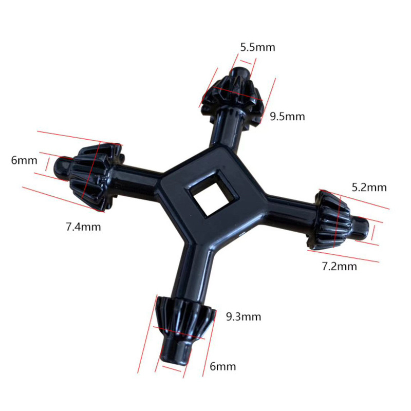 Четири в едно: многофункционален ключ за електрическа бормашина, тяло от сплав, Shangren марка, Wrishman