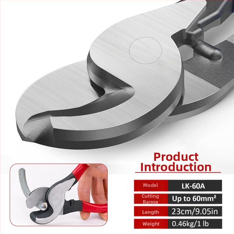 HX-50B Кримпинг клещи за голи терминали, ръчно кримпване, пин C45, високовъглеродна стомана