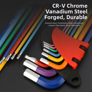 Rongbang Комплект шестоъгълни ключове с топчест връх, CR-V стомана, вътрешен шестограмен ключ