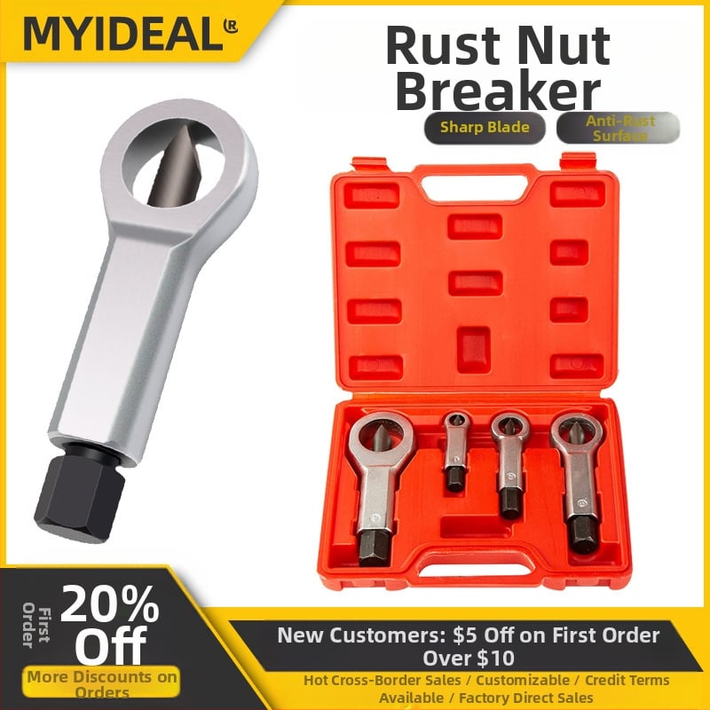 Инструмент за разрушаване на гайки с плъзгащ се зъбен дизайн за ръждясали гайки – Pingrong, високовъглеродна стомана