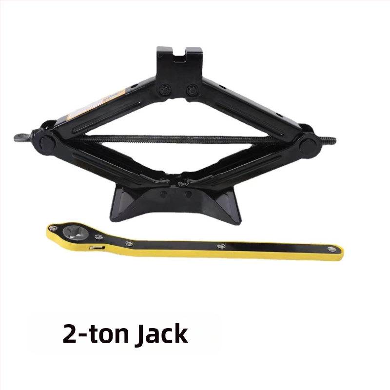 2-тонен джак за автомобил с рачков механизъм, ръчно задвижван инструмент за смяна на гуми