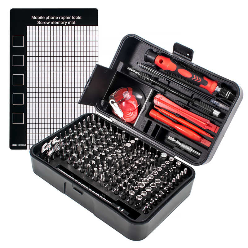 Σετ κατσαβιδιών 170 τεμαχίων, μαγνητικά και μονωμένα, από χρωμιοβανδιού χάλυβα, για επισκευές υπολογιστών και ηλεκτρονικών