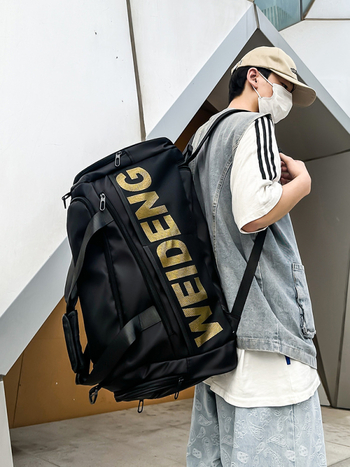 Unisex ceļojumu mugursoma - Oxford audums, elpojoša, poliestera iekšpuse, ielas stils