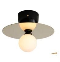 Стенна лампа в нордичен постмодерен стил с железен абажур, 220V, произход Гуандун