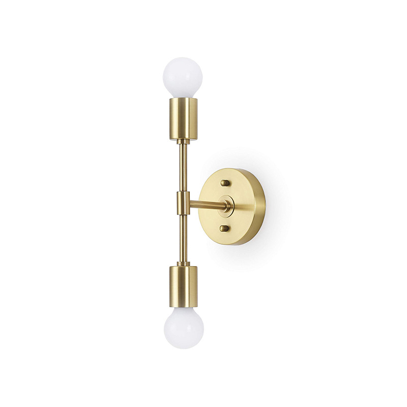 LED τοίχου με διπλή κεφαλή, μεταλλικό σώμα, Edison στυλ, 220V, κάλυψη 3-5 τ.μ., CE πιστοποίηση, για διάδρομο/είσοδο