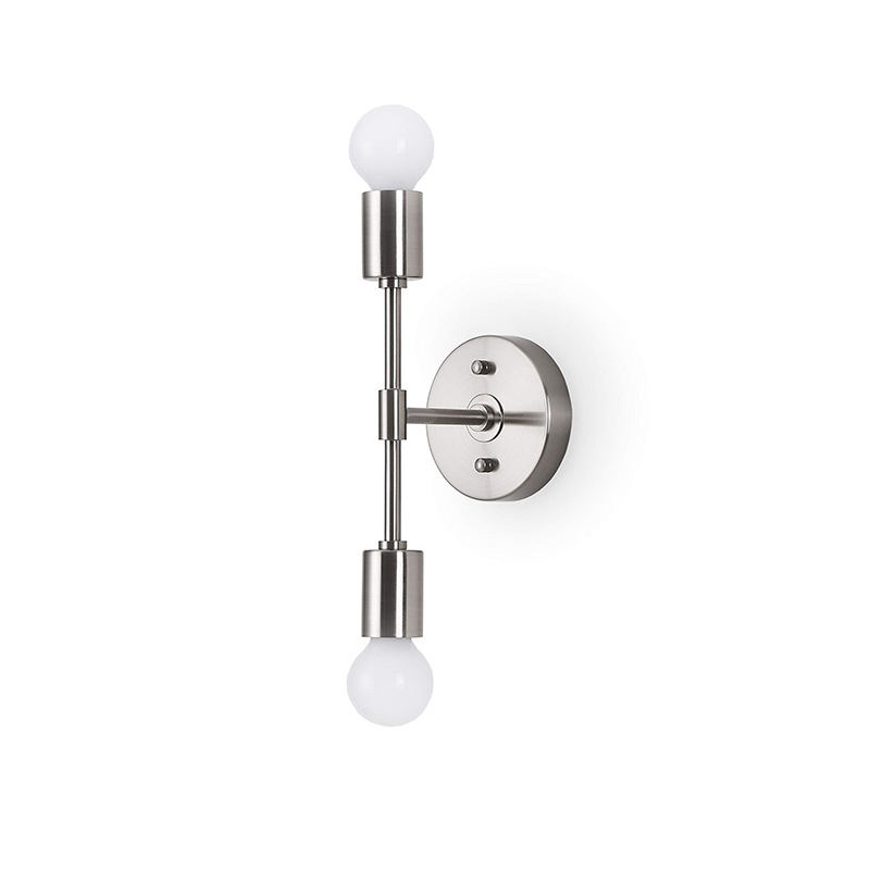 LED τοίχου με διπλή κεφαλή, μεταλλικό σώμα, Edison στυλ, 220V, κάλυψη 3-5 τ.μ., CE πιστοποίηση, για διάδρομο/είσοδο