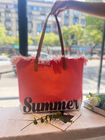 Канва Tote чанта с цип, без подплата, двойни презрамки, Пролет 2025