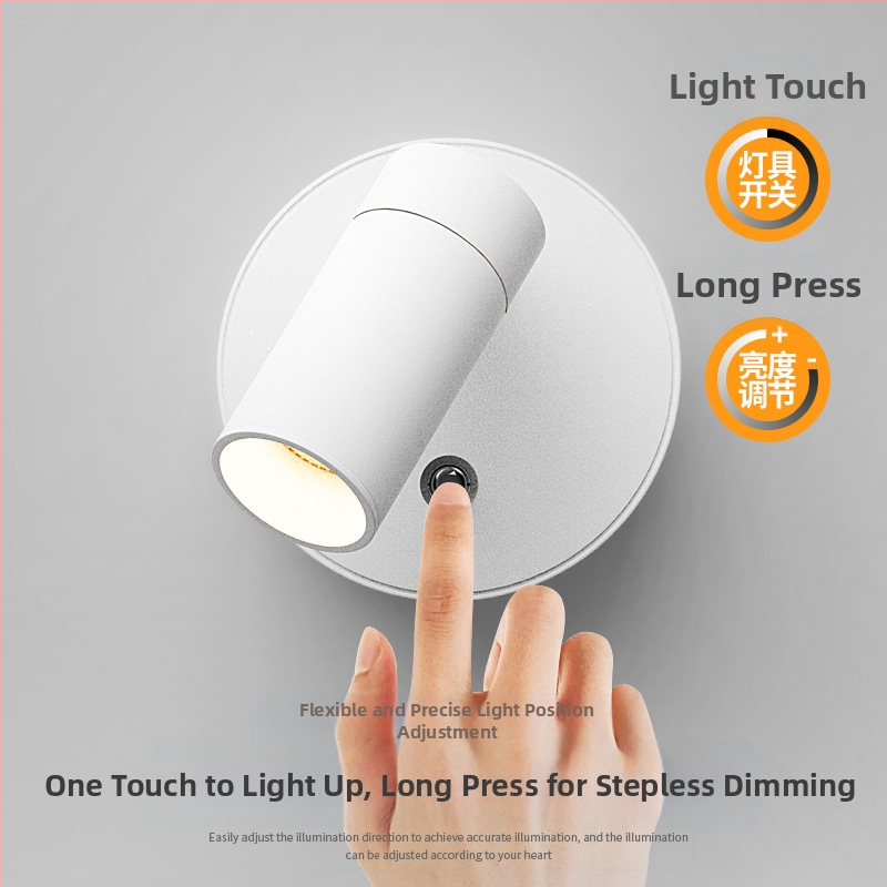 Стенно осветително тяло в нордически стил, ABS абажур и корпус, напрежение до 36V