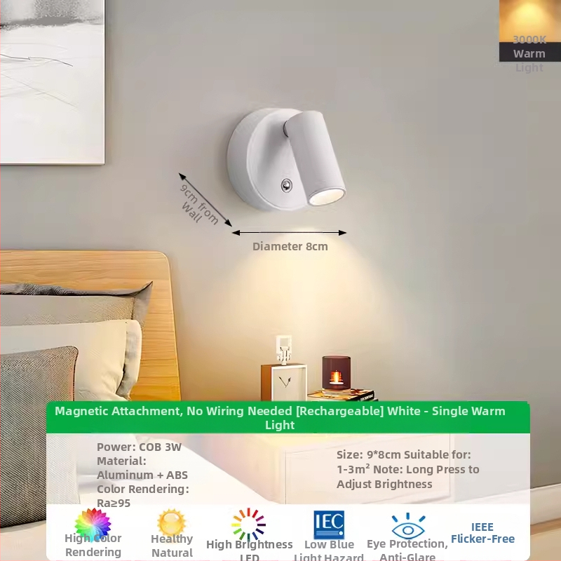 Seinalamp Nordic-stiilis ABS varju ja korpusega, pinge kuni 36V