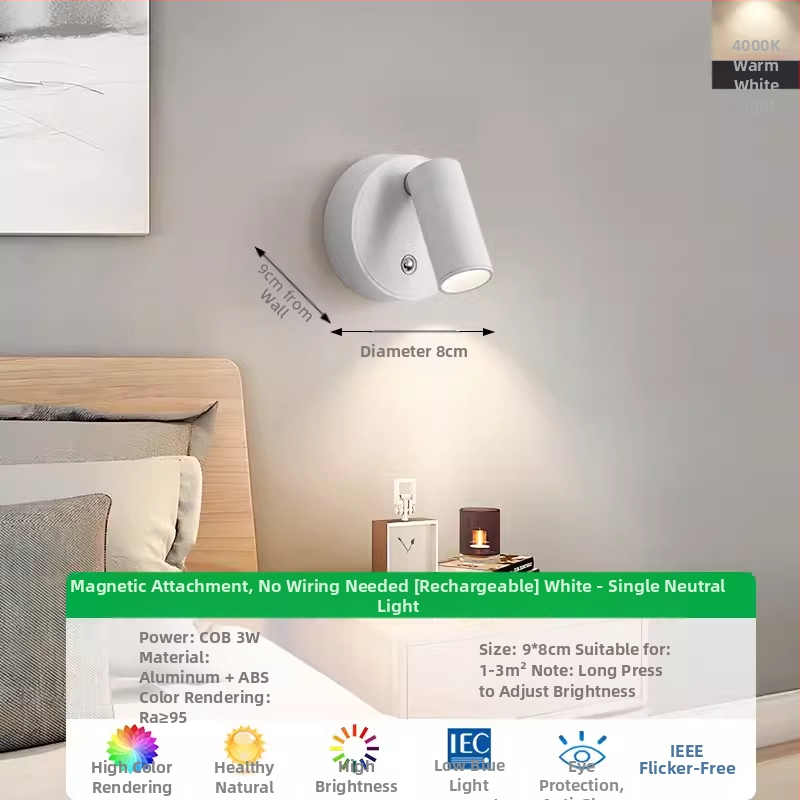 Seinalamp Nordic-stiilis ABS varju ja korpusega, pinge kuni 36V