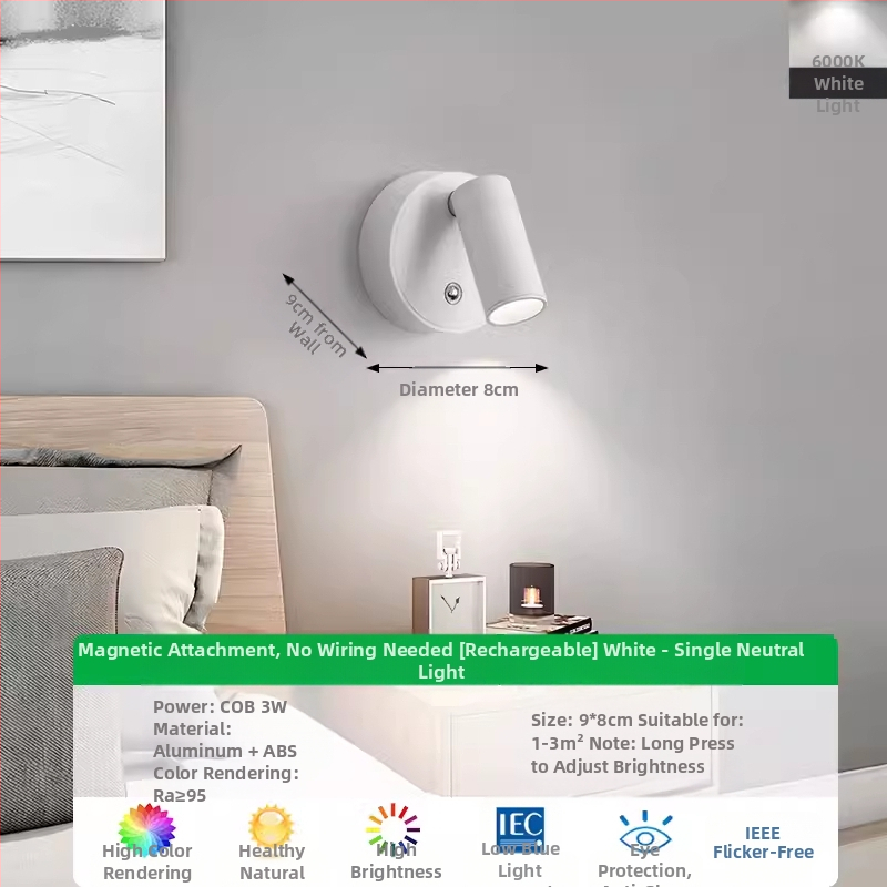 Seinalamp Nordic-stiilis ABS varju ja korpusega, pinge kuni 36V