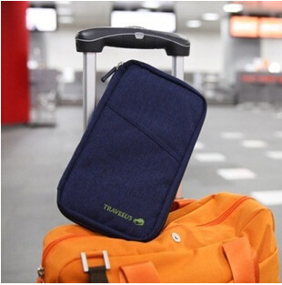 Πορτοφόλι διαβατηρίου για ταξίδια με θήκη ID, κρυφή θήκη με φερμουάρ, Oxford ύφασμα, πολλαπλών θέσεων για κάρτες