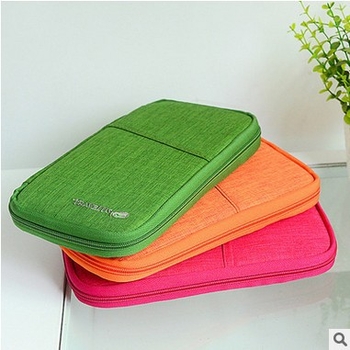 Πορτοφόλι διαβατηρίου για ταξίδια με θήκη ID, κρυφή θήκη με φερμουάρ, Oxford ύφασμα, πολλαπλών θέσεων για κάρτες