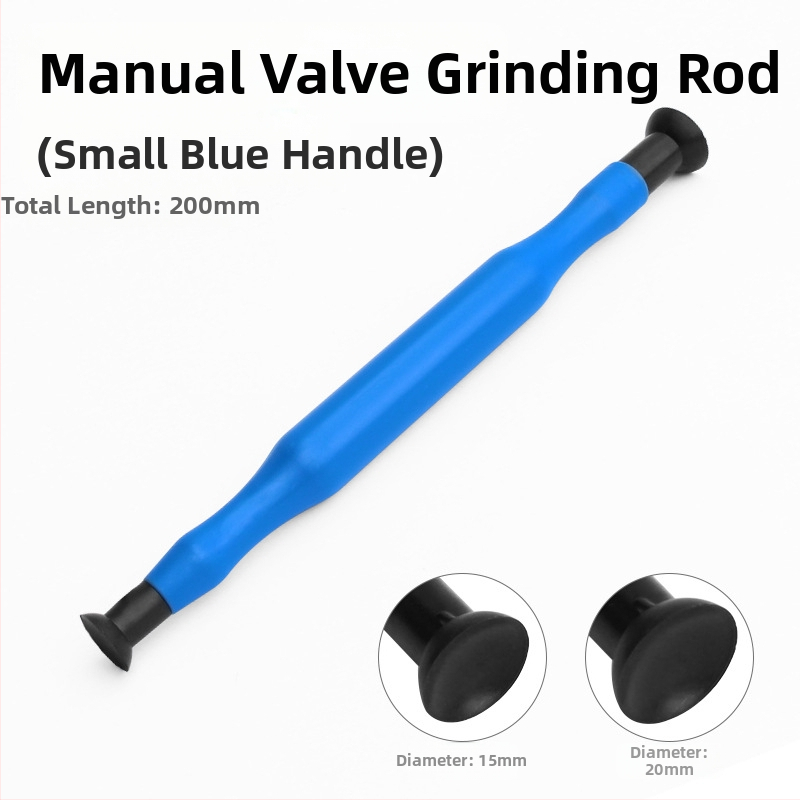 Ръчна пръчка за шлайф на клапани с дървена дръжка и гумена подложка за клапани в автомобили и мотоциклети