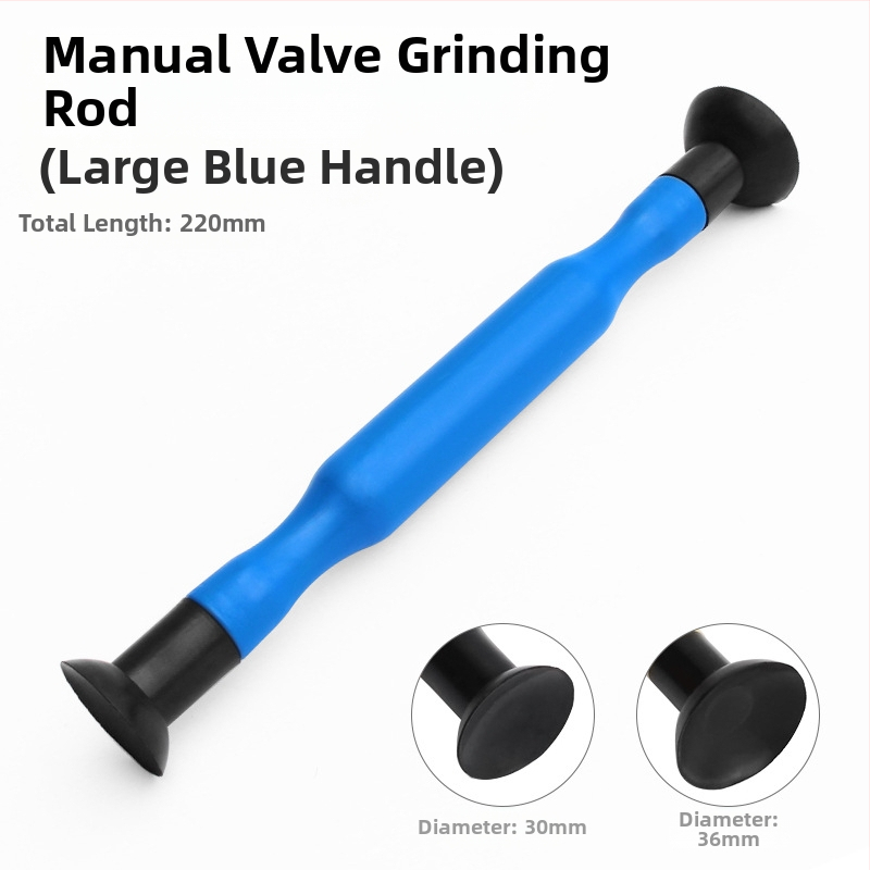 Ръчна пръчка за шлайф на клапани с дървена дръжка и гумена подложка за клапани в автомобили и мотоциклети