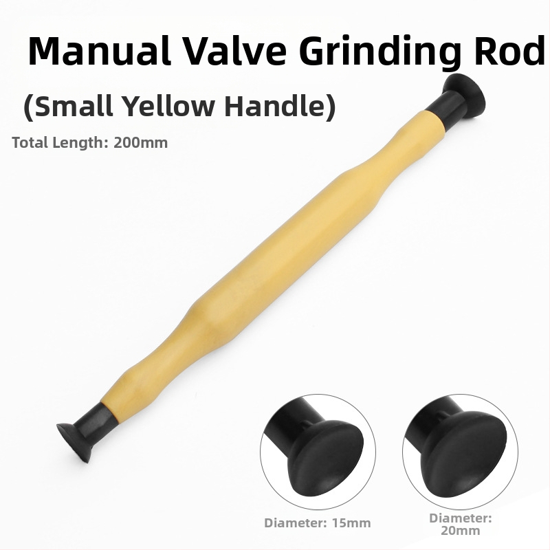 Ръчна пръчка за шлайф на клапани с дървена дръжка и гумена подложка за клапани в автомобили и мотоциклети