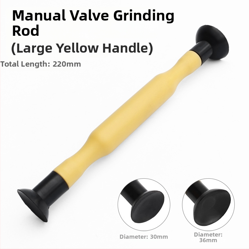 Ръчна пръчка за шлайф на клапани с дървена дръжка и гумена подложка за клапани в автомобили и мотоциклети