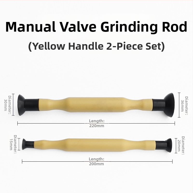 Ръчна пръчка за шлайф на клапани с дървена дръжка и гумена подложка за клапани в автомобили и мотоциклети