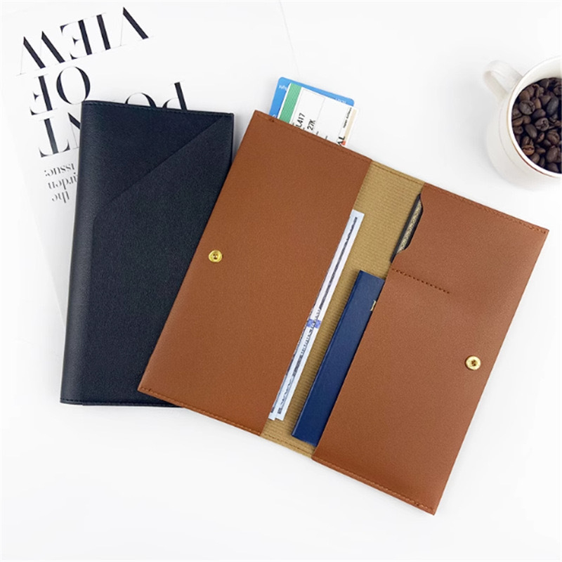 Pases un dokumentu turētājs, PU āda, Youzhi, universāls, antibakteriāls, paplašināms, daudz karšu vietas, pilsētas minimālisma stils