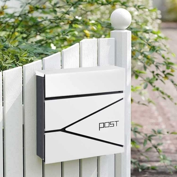 Външна пощенска кутия, европейски стил, модерен вилен дизайн, модел 932-1, алуминий, марка Other, подходяща за външна употреба