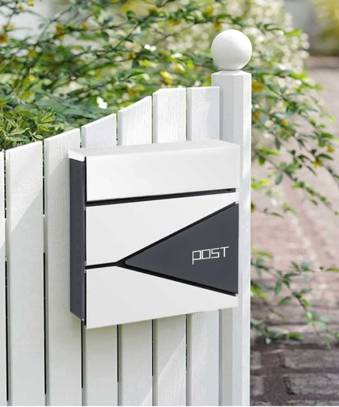 Външна пощенска кутия, европейски стил, модерен вилен дизайн, модел 932-1, алуминий, марка Other, подходяща за външна употреба