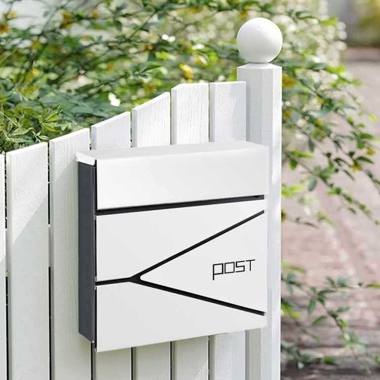 Външна пощенска кутия, европейски стил, модерен вилен дизайн, модел 932-1, алуминий, марка Other, подходяща за външна употреба