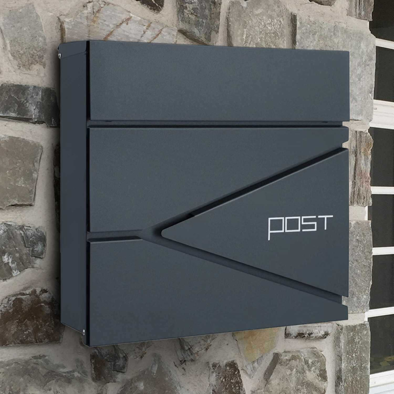 Външна пощенска кутия, европейски стил, модерен вилен дизайн, модел 932-1, алуминий, марка Other, подходяща за външна употреба