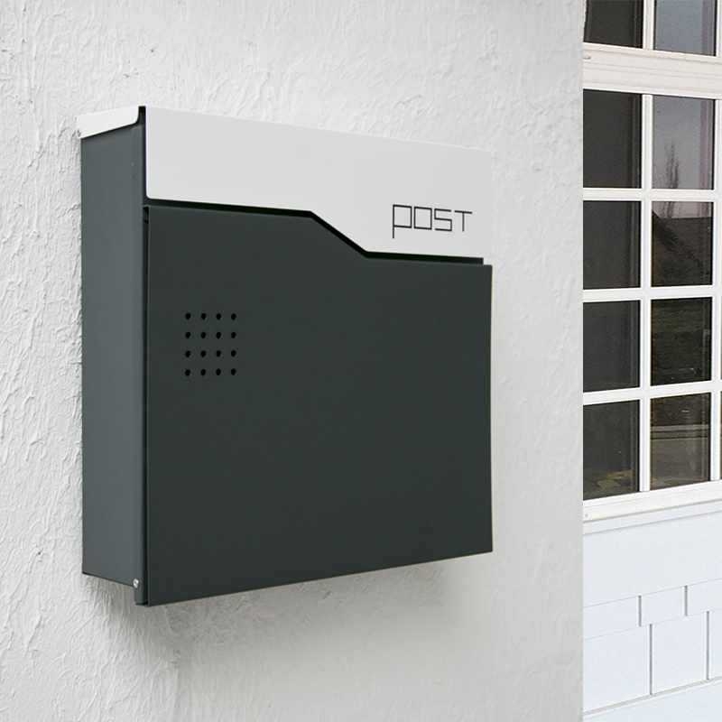 Външна пощенска кутия, европейски стил, модерен вилен дизайн, модел 932-1, алуминий, марка Other, подходяща за външна употреба