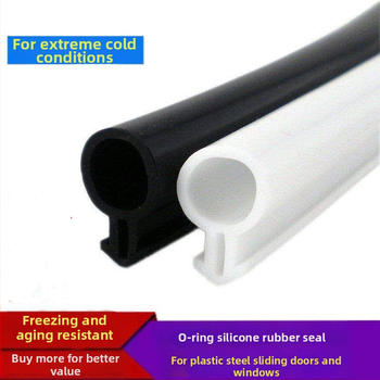 Уплътнител за касетни врати и прозорци с O-образно сечение от пластмаса и стомана – износоустойчив, устойчив на стареене и корозия.