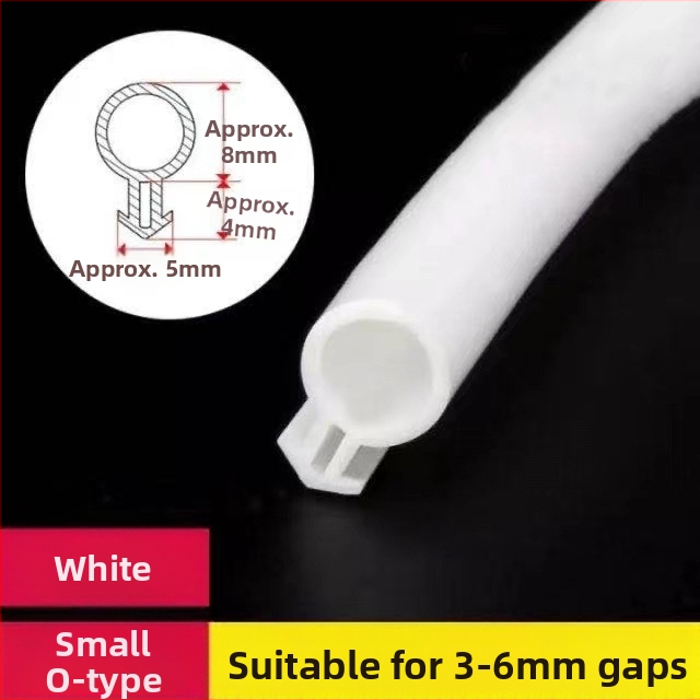 Уплътнител за касетни врати и прозорци с O-образно сечение от пластмаса и стомана – износоустойчив, устойчив на стареене и корозия.