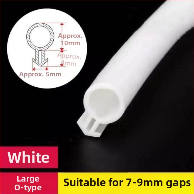 Уплътнител за касетни врати и прозорци с O-образно сечение от пластмаса и стомана – износоустойчив, устойчив на стареене и корозия.