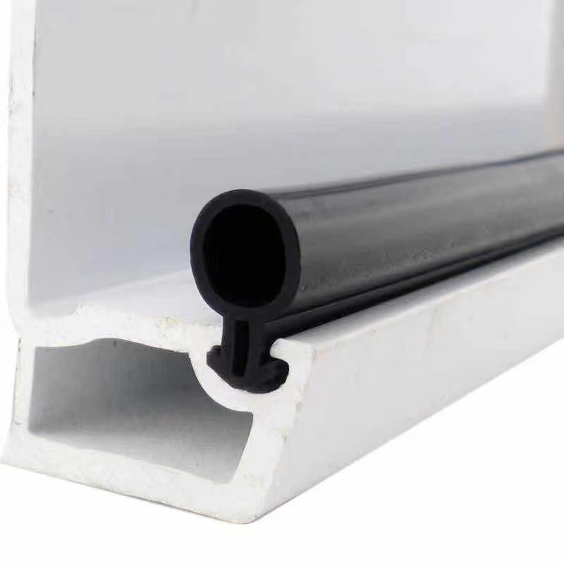 Уплътнител за касетни врати и прозорци с O-образно сечение от пластмаса и стомана – износоустойчив, устойчив на стареене и корозия.