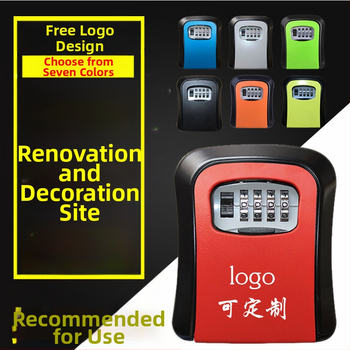 Μηχανική θήκη κλειδιών με κωδικό TY01, κράμα ψευδαργύρου + ABS, προσαρμοσμένη επεξεργασία, κατάλληλη για τραπεζικές κάρτες, ταυτότητες και κλειδιά, επιτοίχια τοποθέτηση