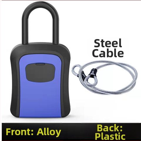 Μηχανική θήκη κλειδιών με κωδικό TY01, κράμα ψευδαργύρου + ABS, προσαρμοσμένη επεξεργασία, κατάλληλη για τραπεζικές κάρτες, ταυτότητες και κλειδιά, επιτοίχια τοποθέτηση