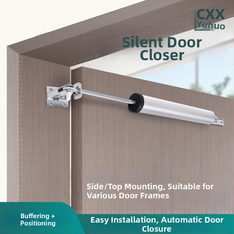 Xuncheng автоматичен затварящ механизъм за врати от неръждаема стомана – регулируема скорост на затваряне и регулируема сила на заключване