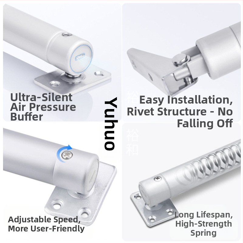 Xuncheng автоматичен затварящ механизъм за врати от неръждаема стомана – регулируема скорост на затваряне и регулируема сила на заключване