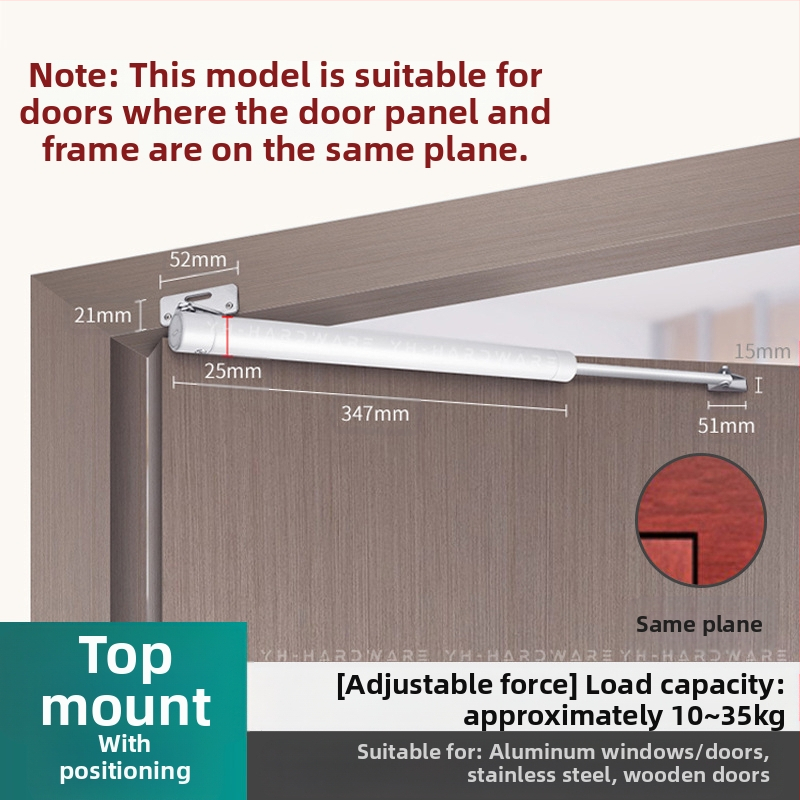 Xuncheng автоматичен затварящ механизъм за врати от неръждаема стомана – регулируема скорост на затваряне и регулируема сила на заключване