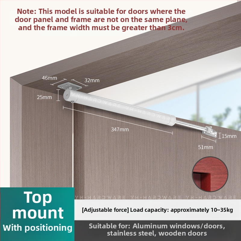 Xuncheng автоматичен затварящ механизъм за врати от неръждаема стомана – регулируема скорост на затваряне и регулируема сила на заключване