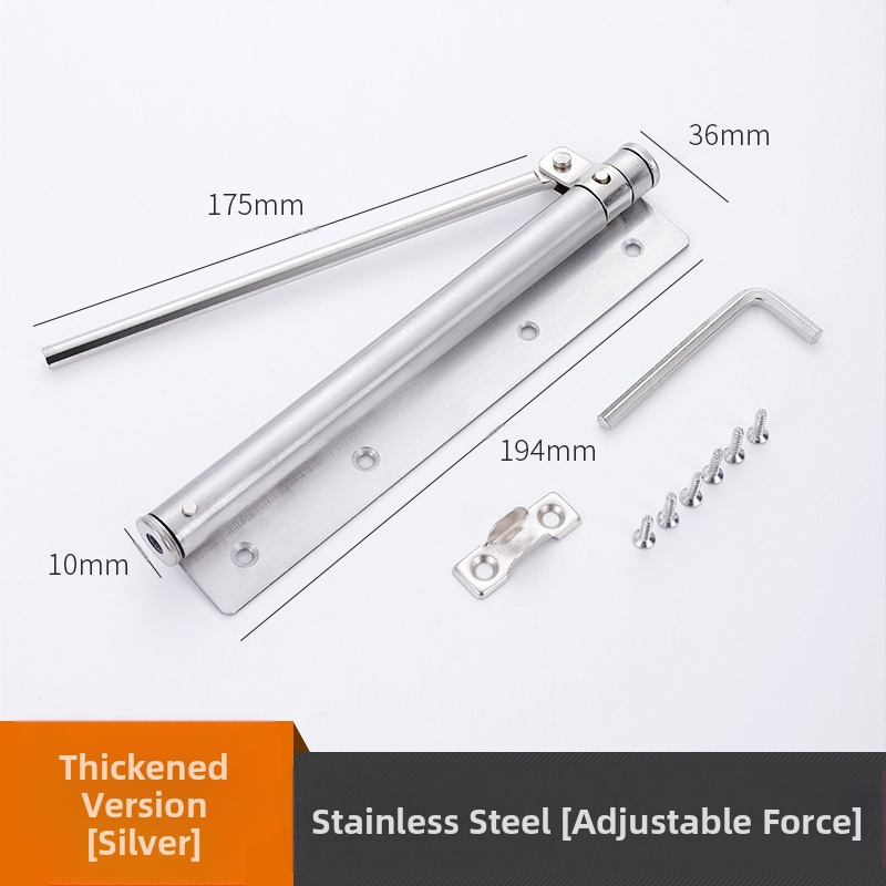 Xuncheng автоматичен затварящ механизъм за врати от неръждаема стомана – регулируема скорост на затваряне и регулируема сила на заключване