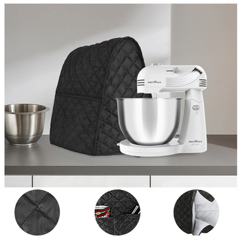 Miksera pārsegs no quilted pongee materiāla, mūsdienīgs minimālisma stils, pielāgošana pieejama