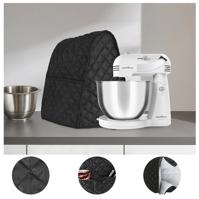 Miksera pārsegs no quilted pongee materiāla, mūsdienīgs minimālisma stils, pielāgošana pieejama
